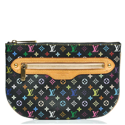 Louis Vuitton Monogram Multicolor Pochette Plate GM Black 1 of 9