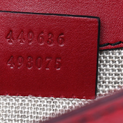 Gucci Soft Microguccissima Mini Emily Chain Shoulder Bag Rosso 8 of 10