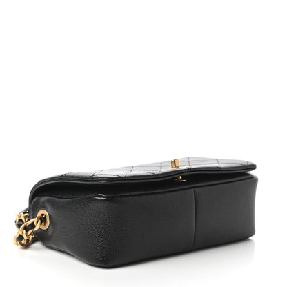Chanel Caviar Quilted Small Fashion Therapy Flap Bag Black 4 of 11