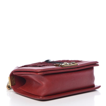 Chanel Goat Hair Small Boy Flap Red 4 of 20