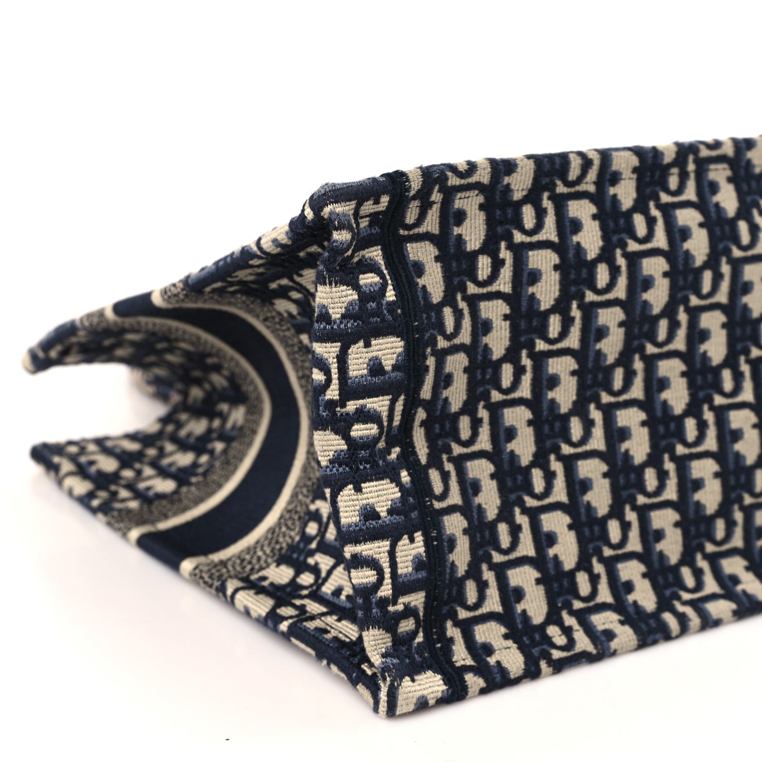 Christian Dior Oblique Medium Book Tote Blue Multicolor 8 of 9