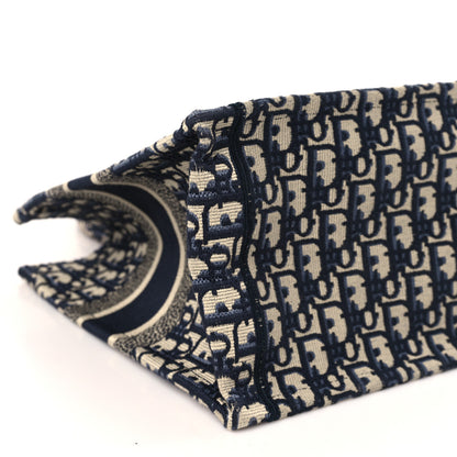 Christian Dior Oblique Medium Book Tote Blue Multicolor 8 of 9