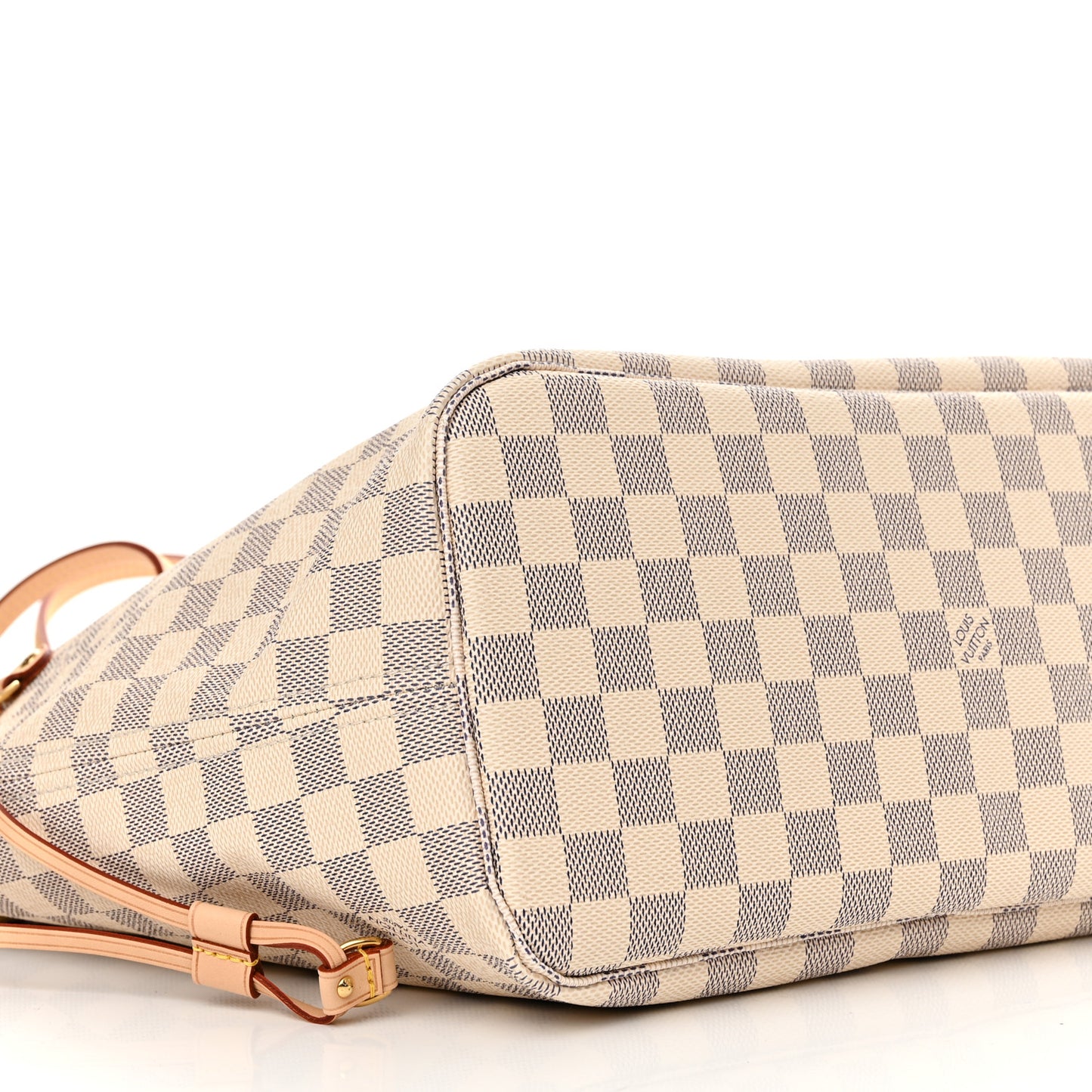 Damier Azur Neo Neverfull MM Rose Ballerine