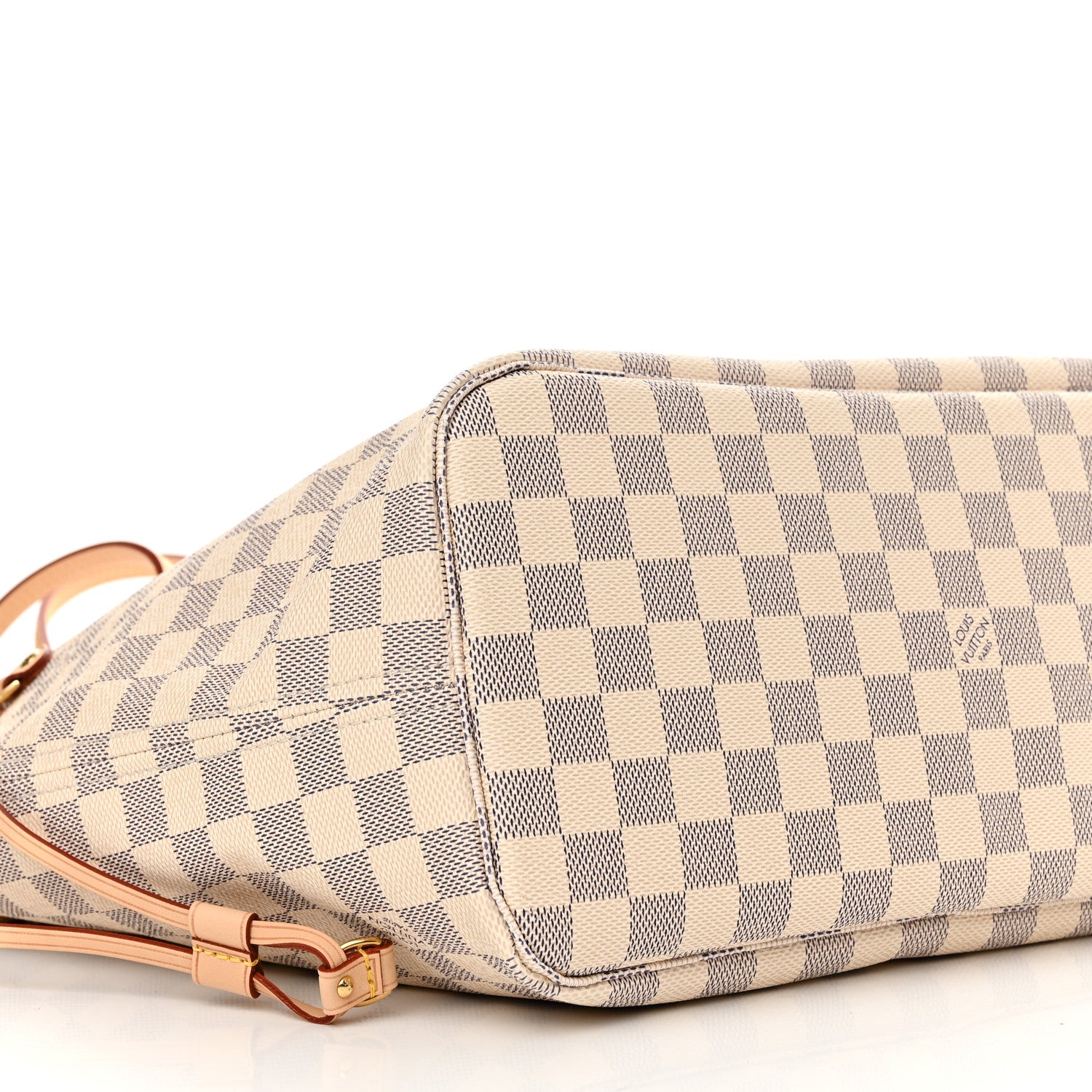 Louis Vuitton Damier Azur Neo Neverfull MM Rose Ballerine 8 of 9