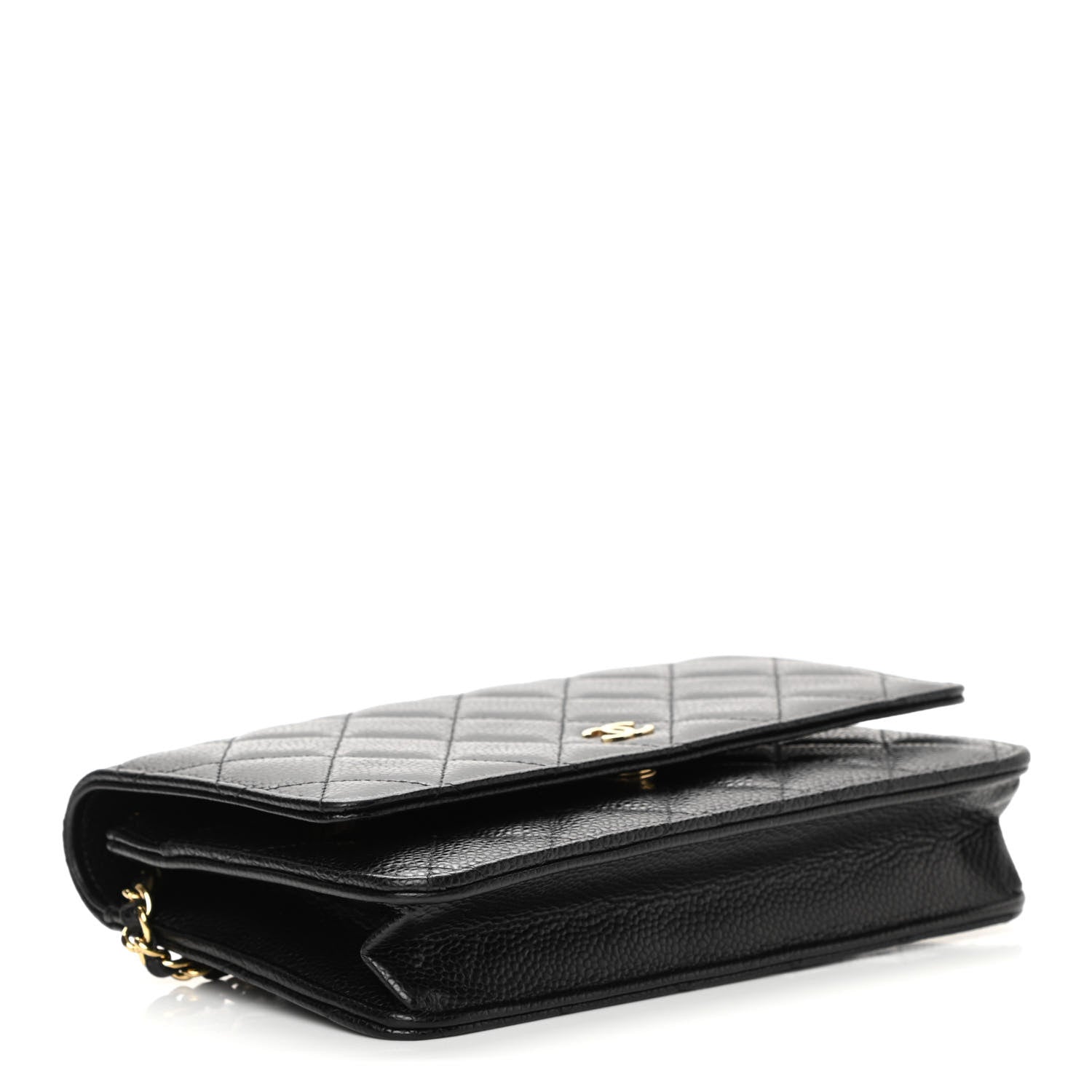 Chanel Caviar Quilted Wallet On Chain WOC Black 4 of 12