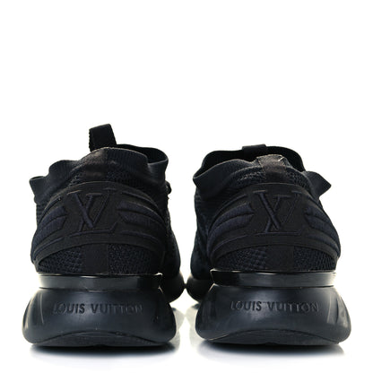 Louis Vuitton Knit Damier Mens Fastlane Sneakers 8.5 Graphite 5 of 10