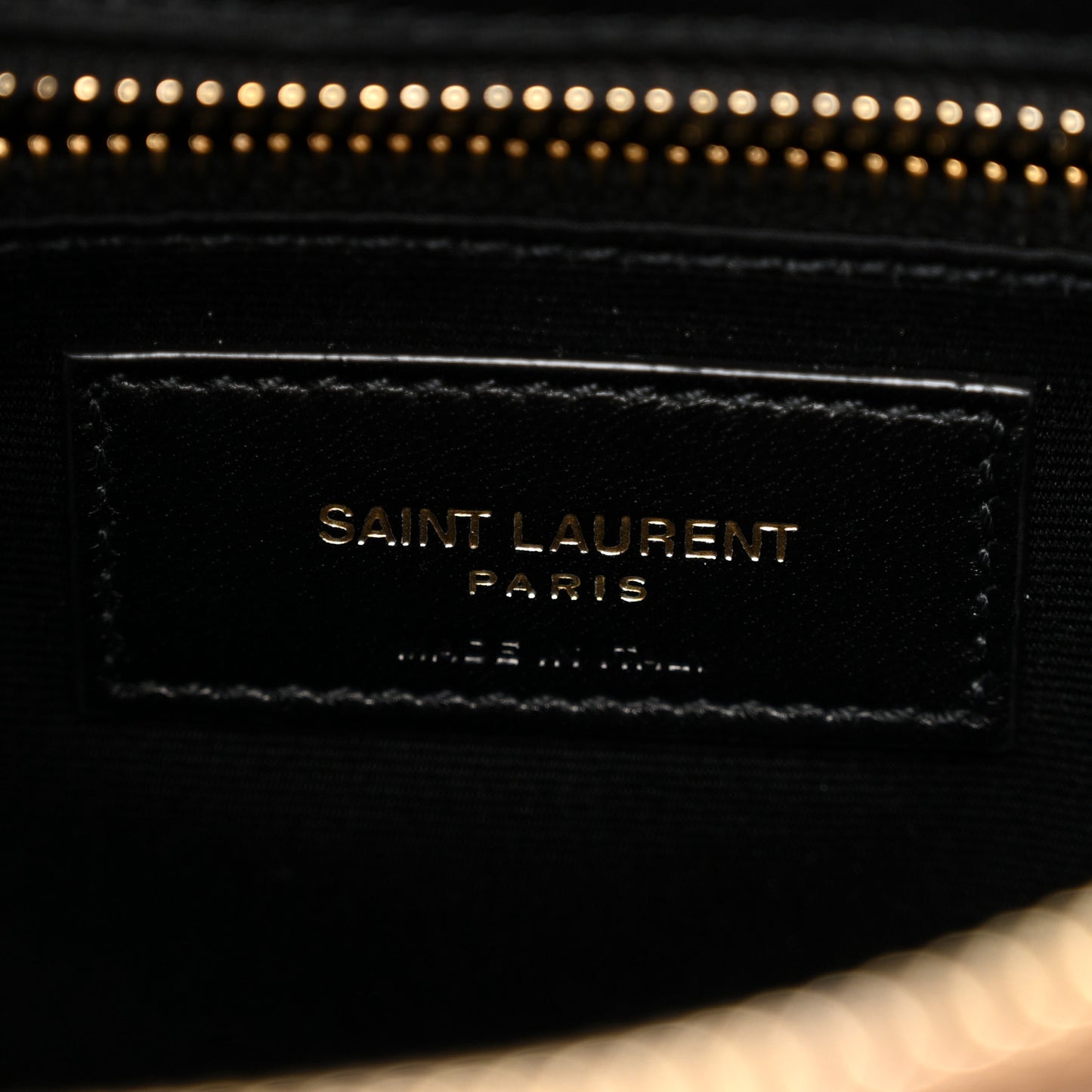 Calfskin Y Quilted Monogram Medium Loulou Chain Satchel Dark Beige