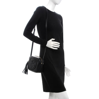Gucci Pebbled Calfskin Small Soho Disco Bag Black 2 of 8
