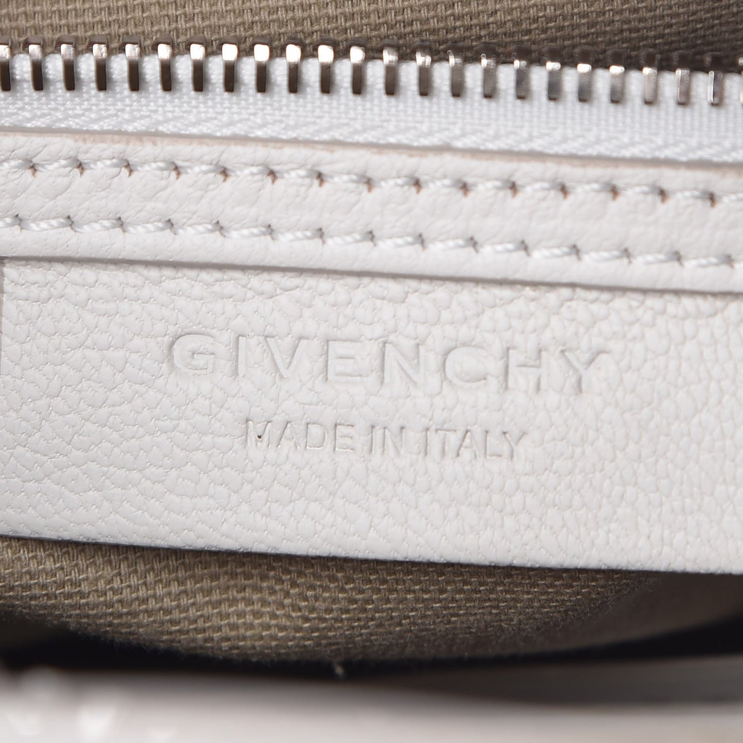 Sugar Goatskin Mini Antigona White