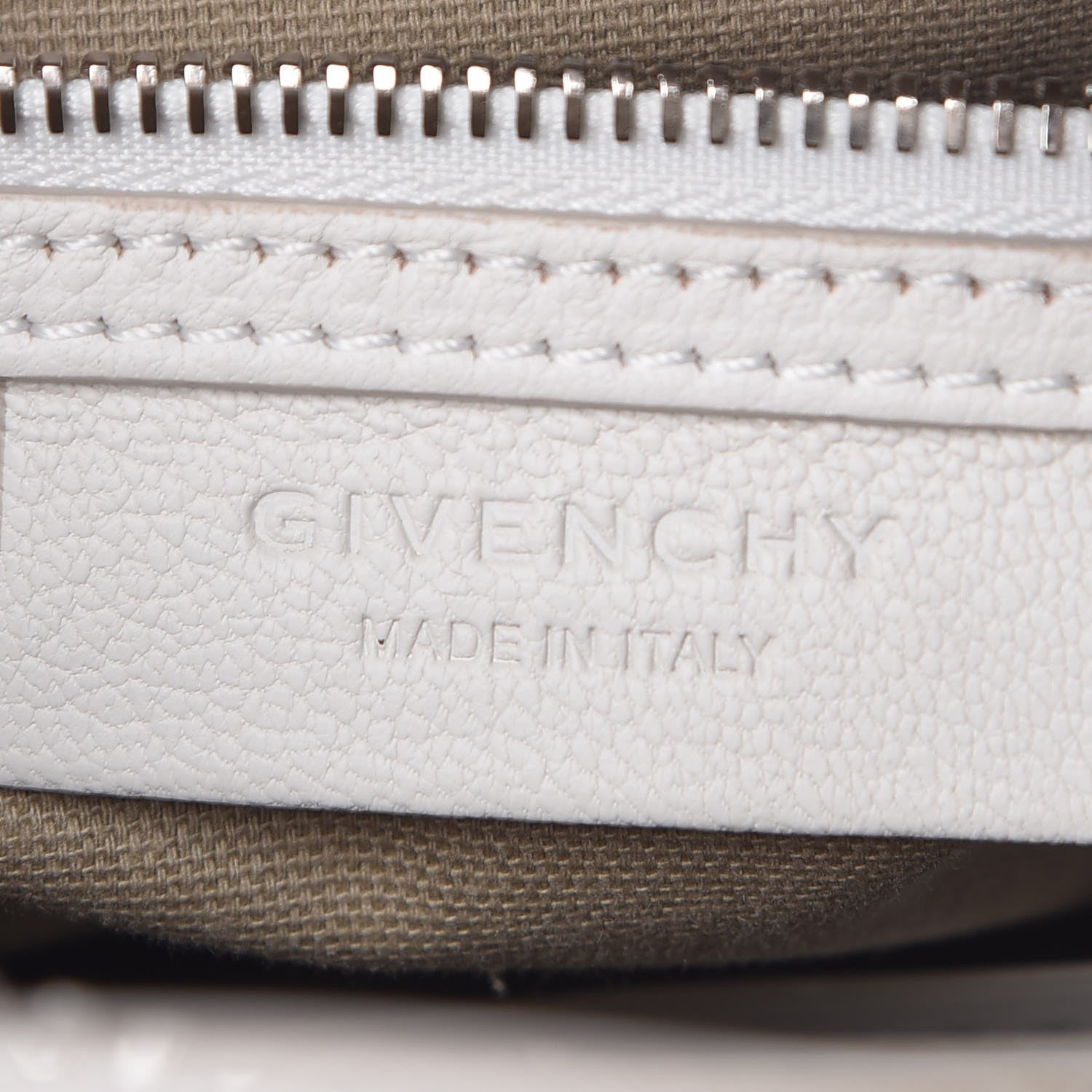 Givenchy Sugar Goatskin Mini Antigona White 6 of 8