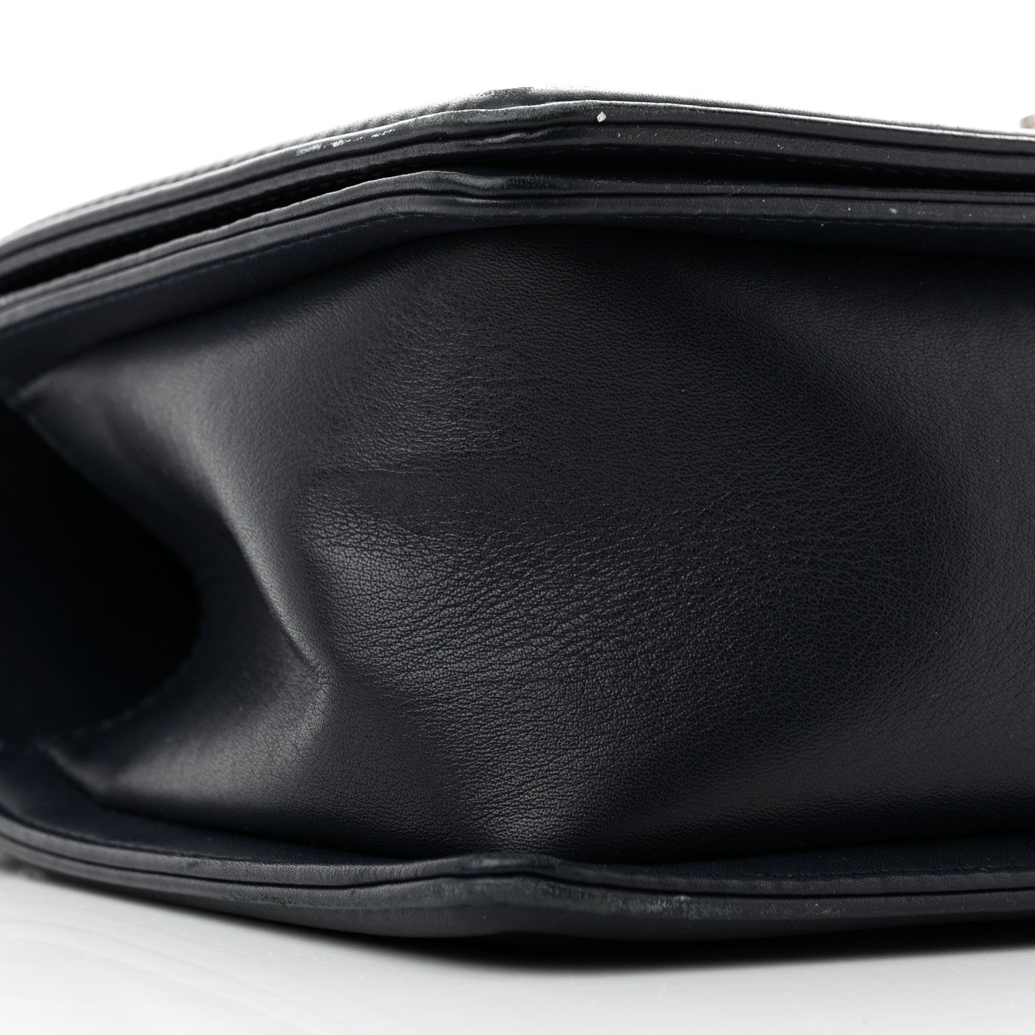 Chanel Lambskin Quilted Medium Boy Flap Navy 9 of 13