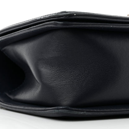 Chanel Lambskin Quilted Medium Boy Flap Navy 9 of 13