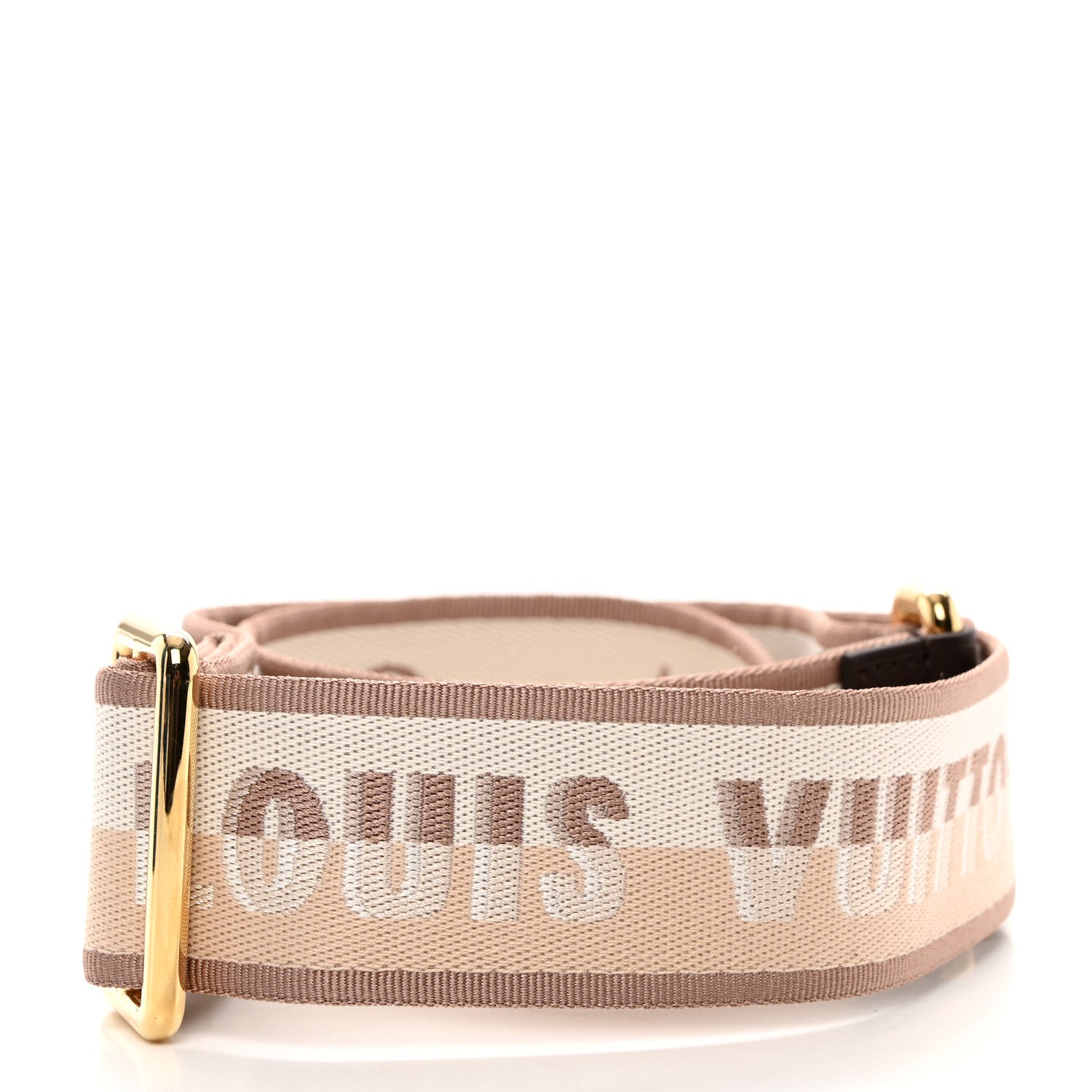 Louis Vuitton Jacquard Speedy Bandouliere 20 Shoulder Strap Beige Brown 2 of 3