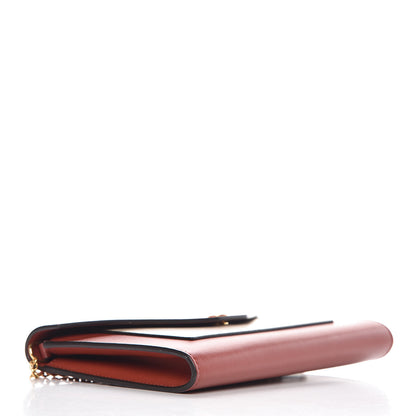 Celine Shiny Calfskin Clutch on a Chain Multicolor 4 of 6