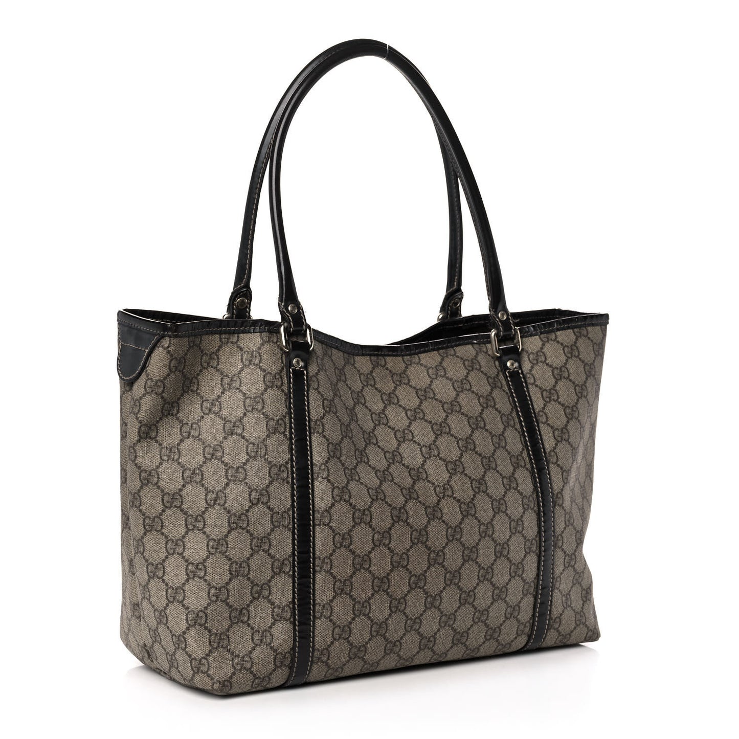 GG Plus Monogram Medium Joy Tote Dark Brown