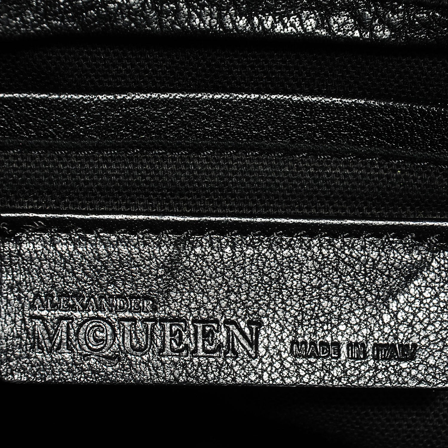 Alexander McQueen Leather Padlock Zip Around Biker Satchel Black 8 of 9