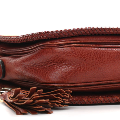 Gucci Monogram Medium Marrakech Flap Messenger Bag Red 9 of 13