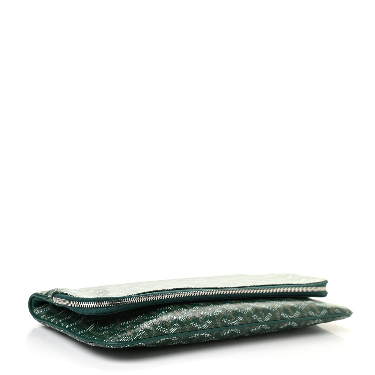 Goyardine Sainte Marie Soft Clutch Green