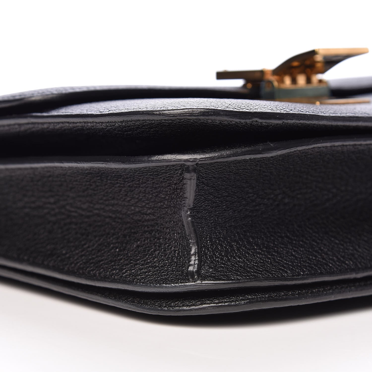 Celine Goatskin Medium Classic Box Flap Bag Black 9 of 13