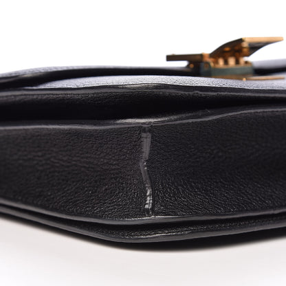 Celine Goatskin Medium Classic Box Flap Bag Black 9 of 13
