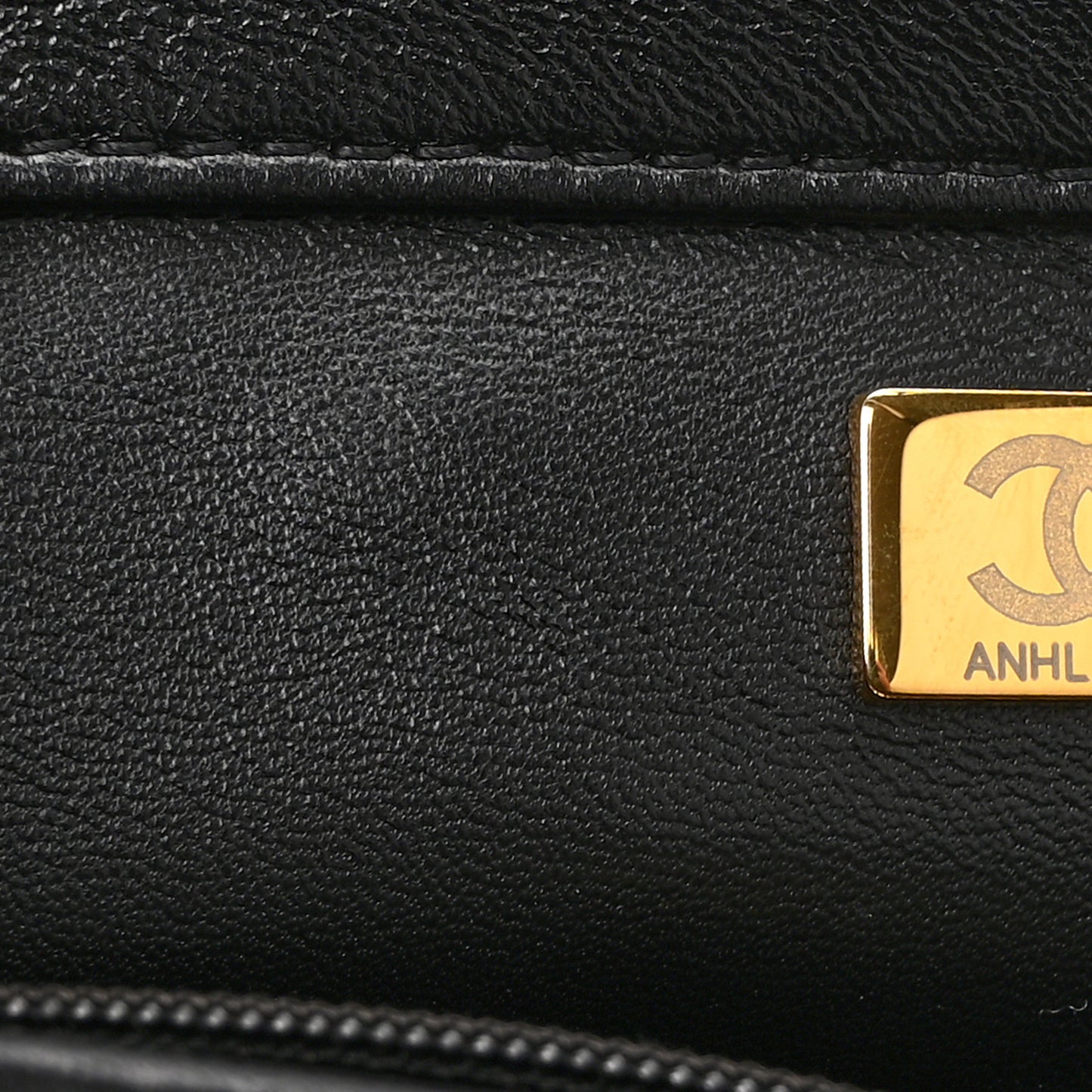 Lambskin Quilted Small Color Match Flap Black Multicolor