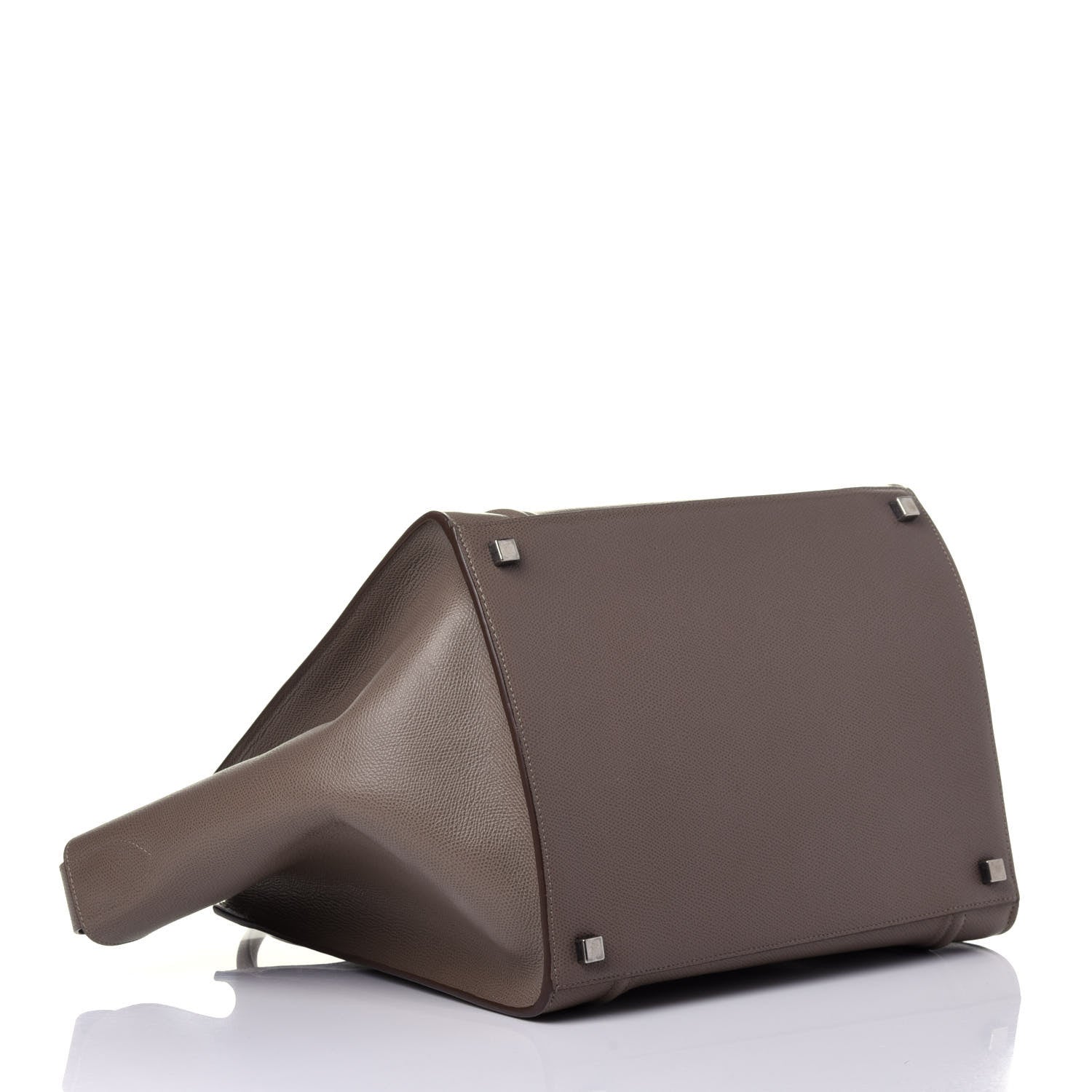 Celine Grained Calfskin Medium Phantom Luggage Taupe 4 of 12