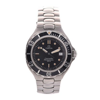 Omega Stainless Steel 36mm Seamaster Quartz Watch Black 396.1052 1 of 7