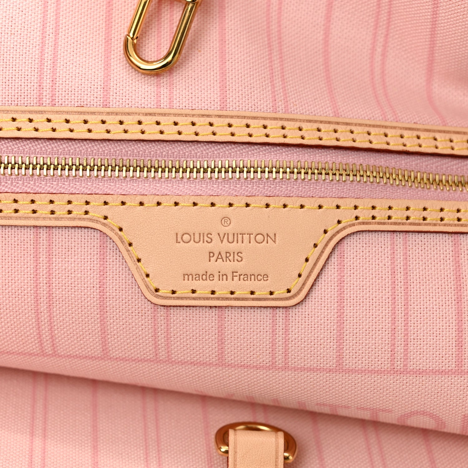 Louis Vuitton Damier Azur Neo Neverfull MM Rose Ballerine 5 of 9