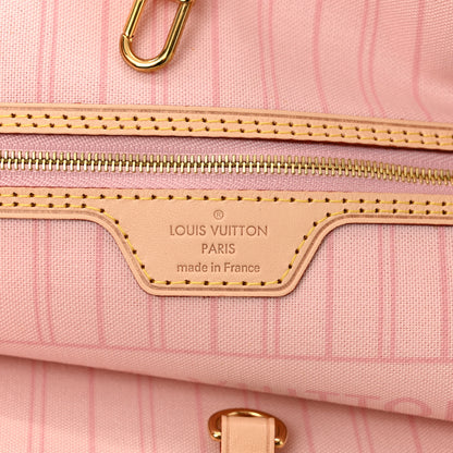 Louis Vuitton Damier Azur Neo Neverfull MM Rose Ballerine 5 of 9