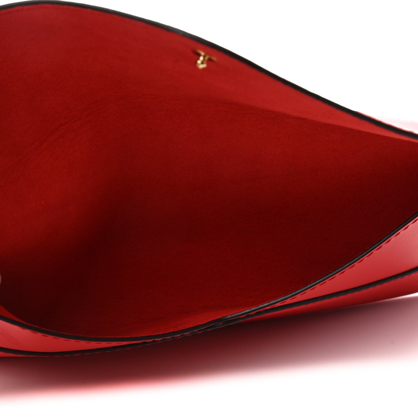 Veau Cachemire Chinese New Year Rat Envelope Pouch Red
