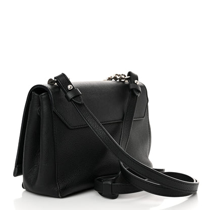 Louis Vuitton Calfskin Lockme II Chain Bag BB Black 3 of 12