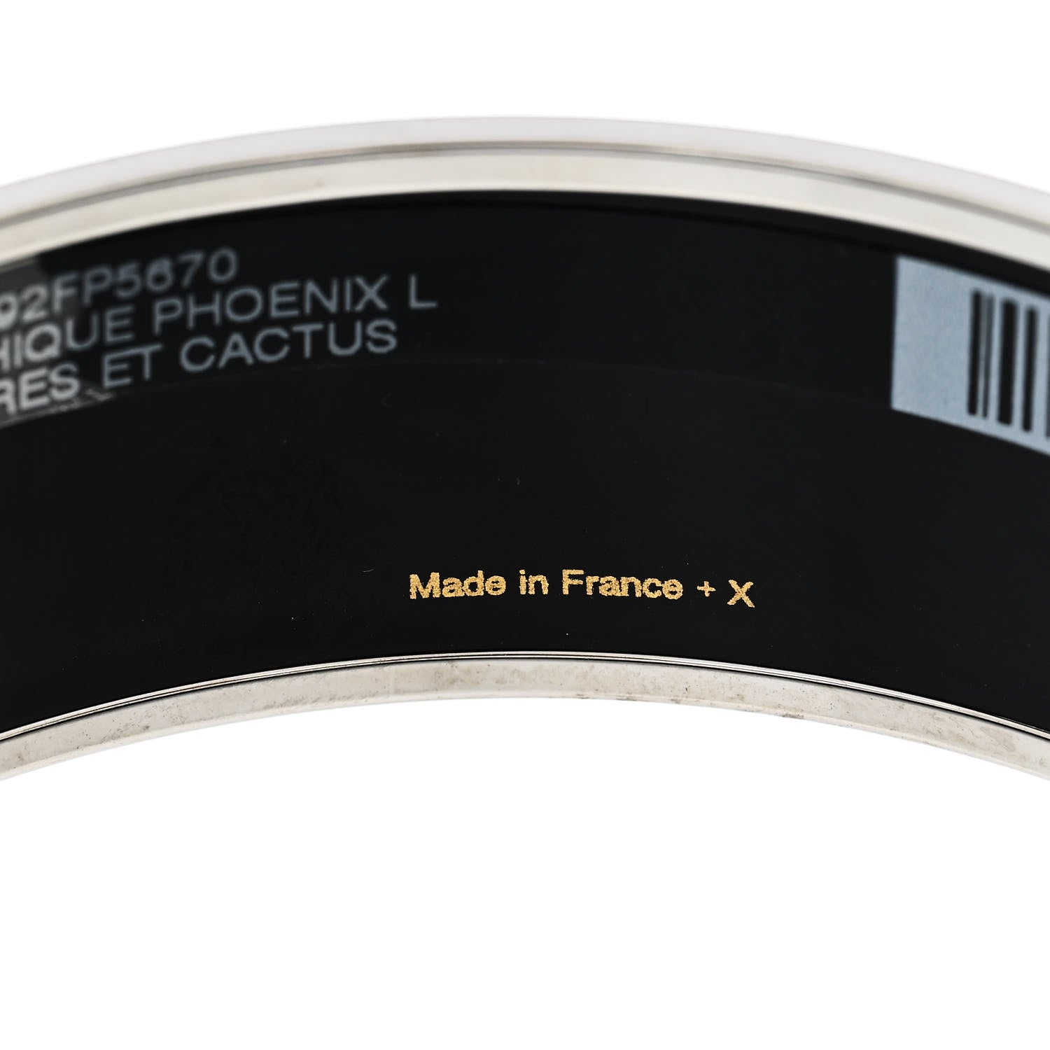 Hermes Enamel Printed Wide Mythique Phoenix Bracelet 70 Pierres Et Cactus 5 of 5