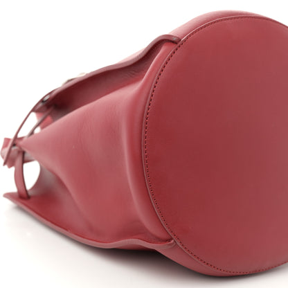 Celine Supple Grained Calfskin Big Bag Bucket Red 9 of 11