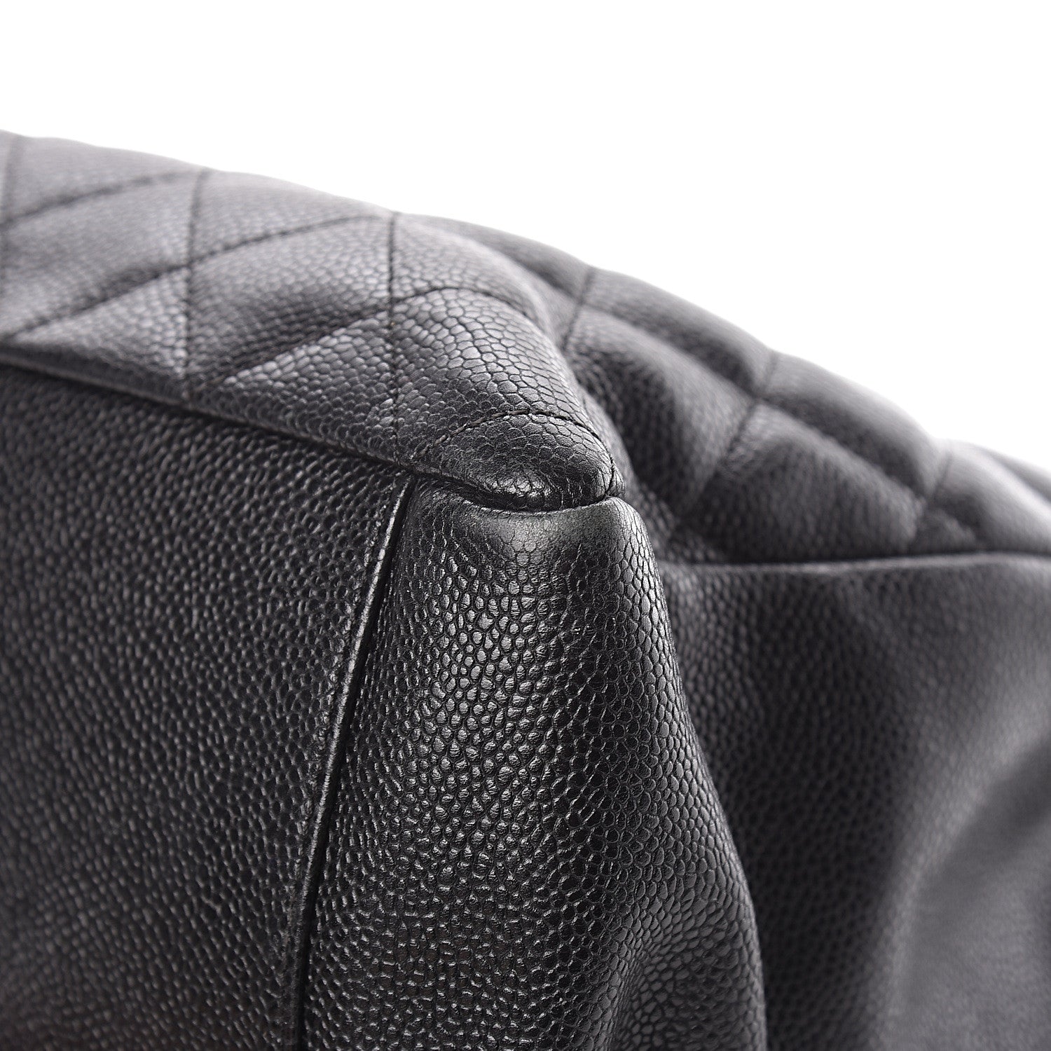 Chanel Caviar Quilted Grand Shopping Tote GST Black 12 of 15