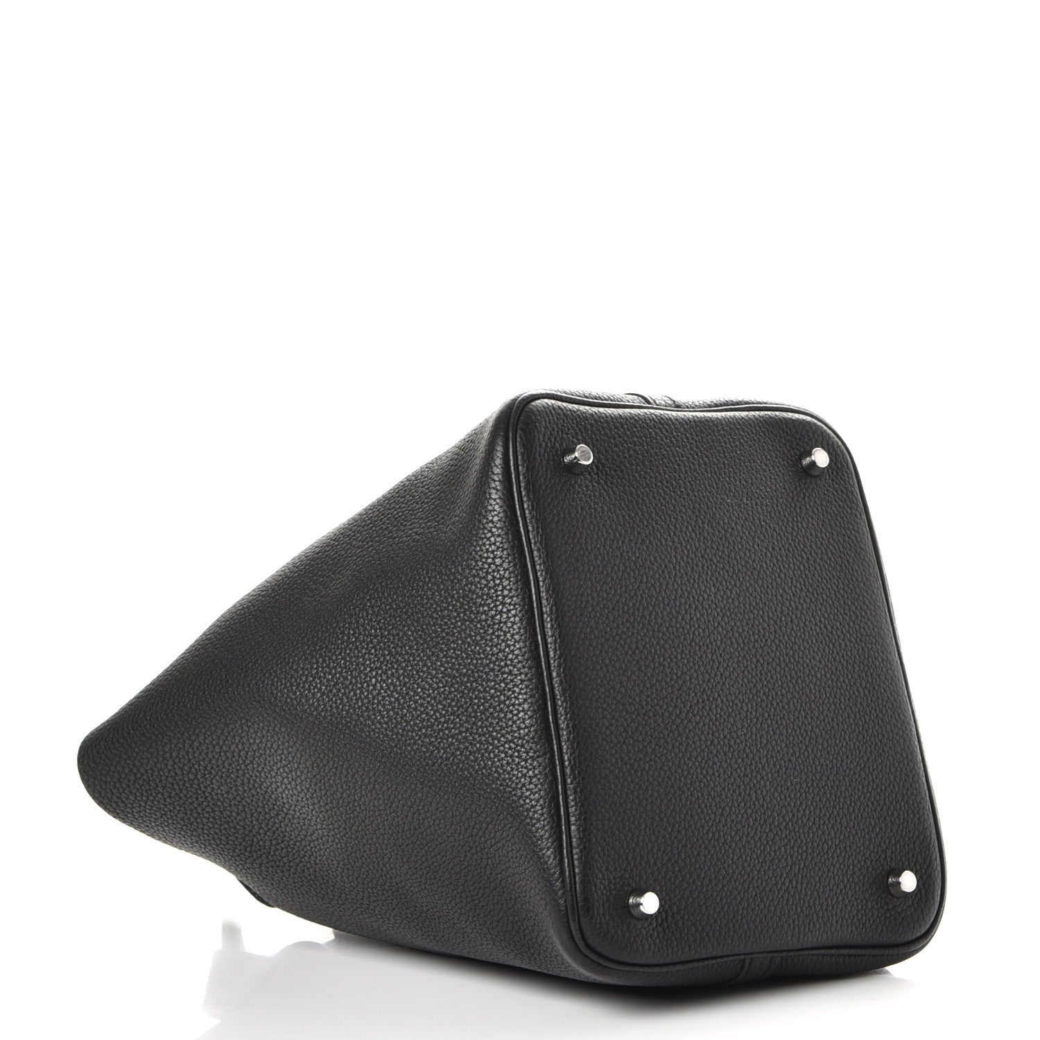 Hermes Taurillon Clemence Picotin Lock 22 MM Black 4 of 7