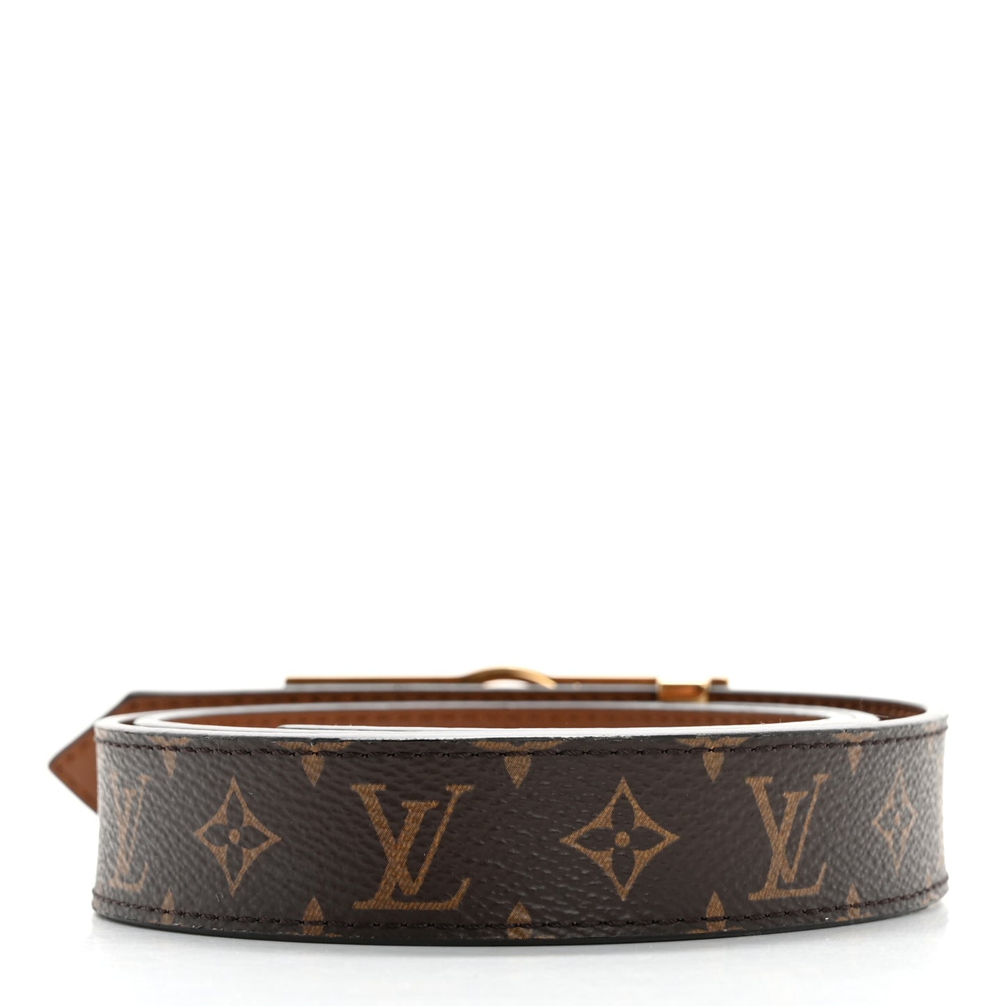Monogram 25mm Dauphine Reversible Belt 80 32 Tan