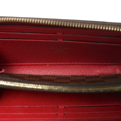 Louis Vuitton Damier Ebene Clemence Wallet Cherry 5 of 7