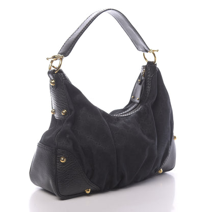 Gucci Monogram Medium Jockey Hobo 3 of 10