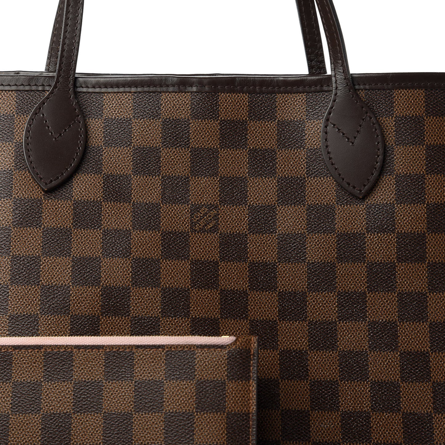 Damier Ebene Neo Neverfull MM Rose Ballerine