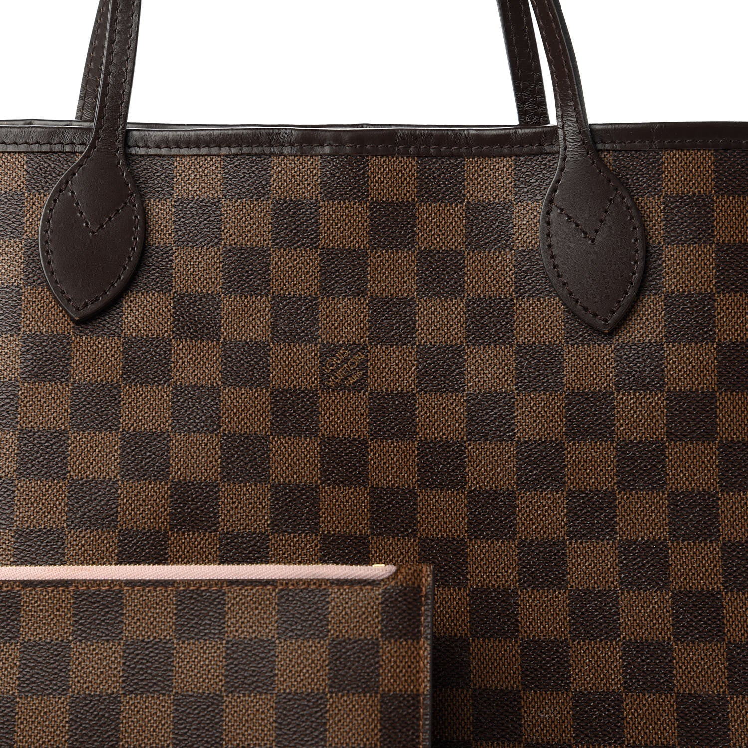 Louis Vuitton Damier Ebene Neo Neverfull MM Rose Ballerine 11 of 11