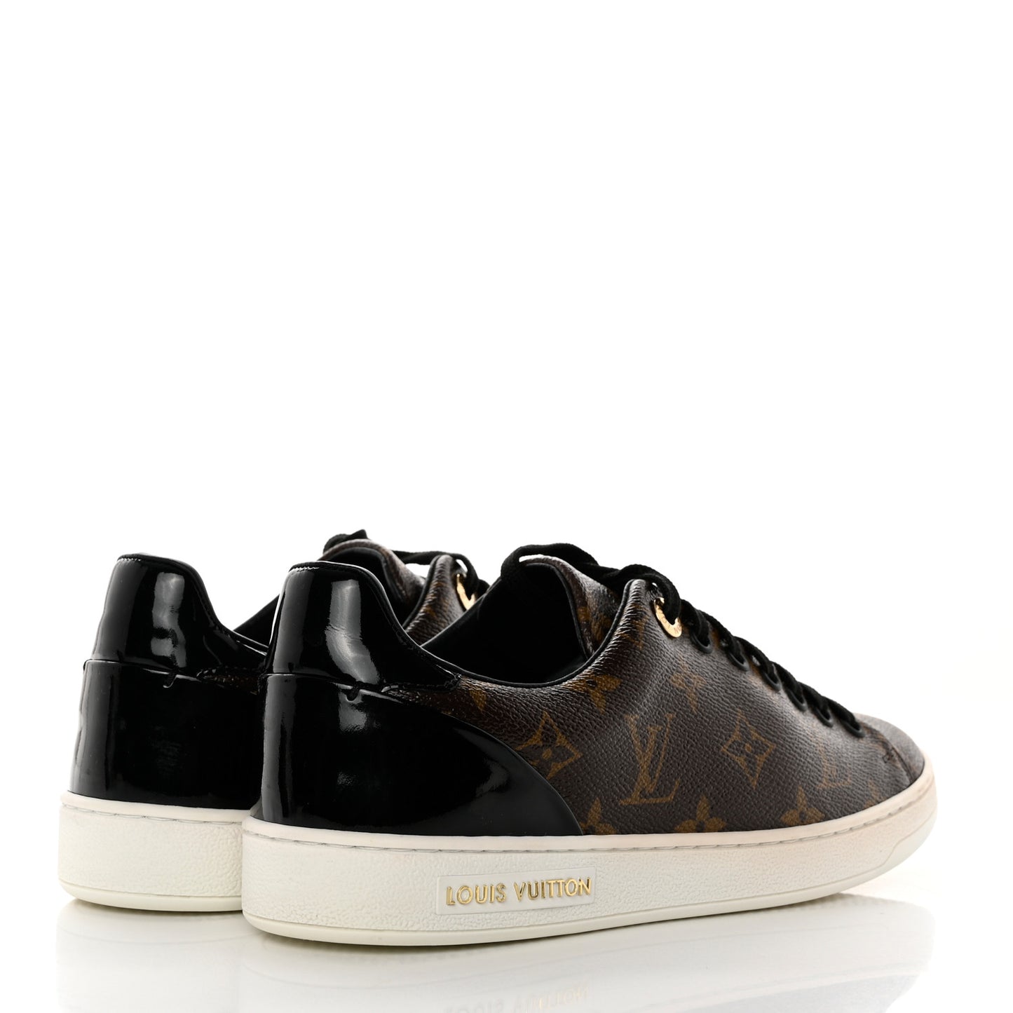Patent Monogram Frontrow Sneakers 38