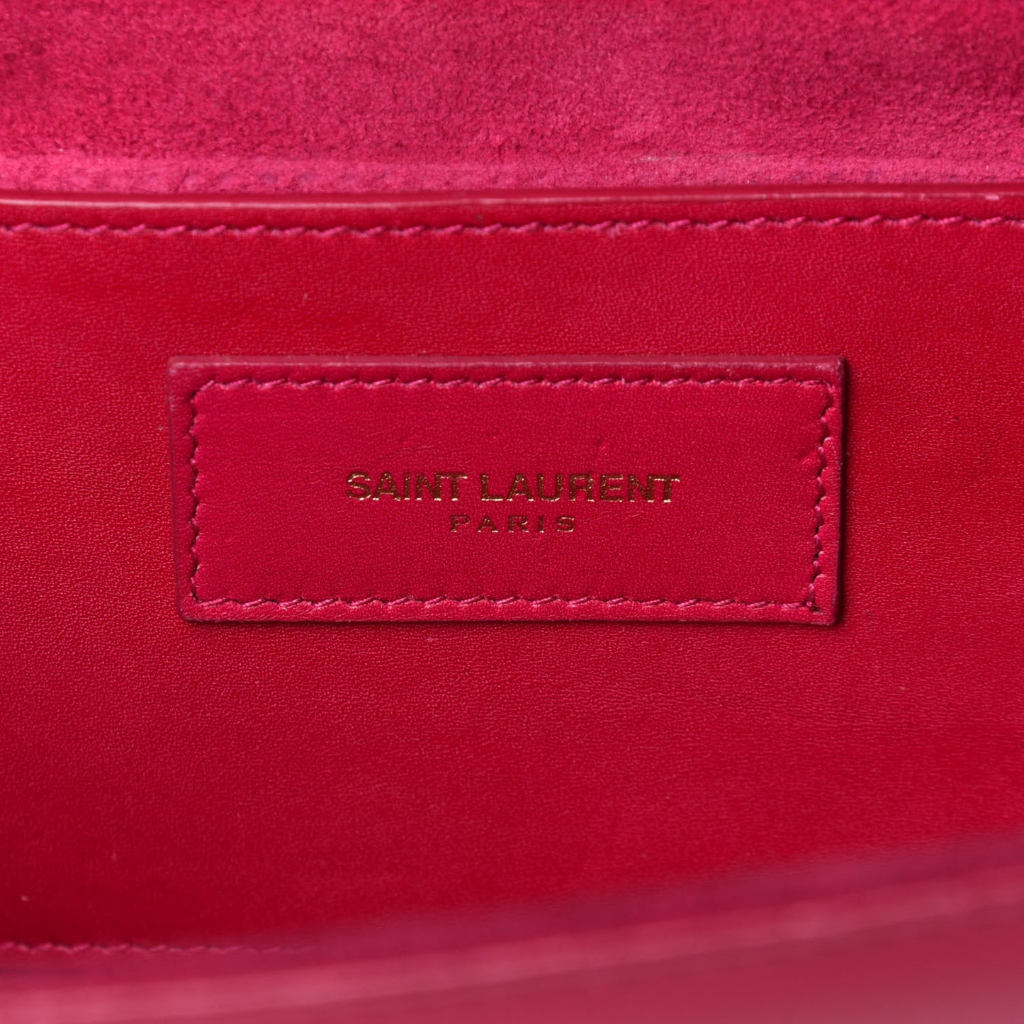 Calfskin Classic Monogram Cassandre Clutch Fuchsia
