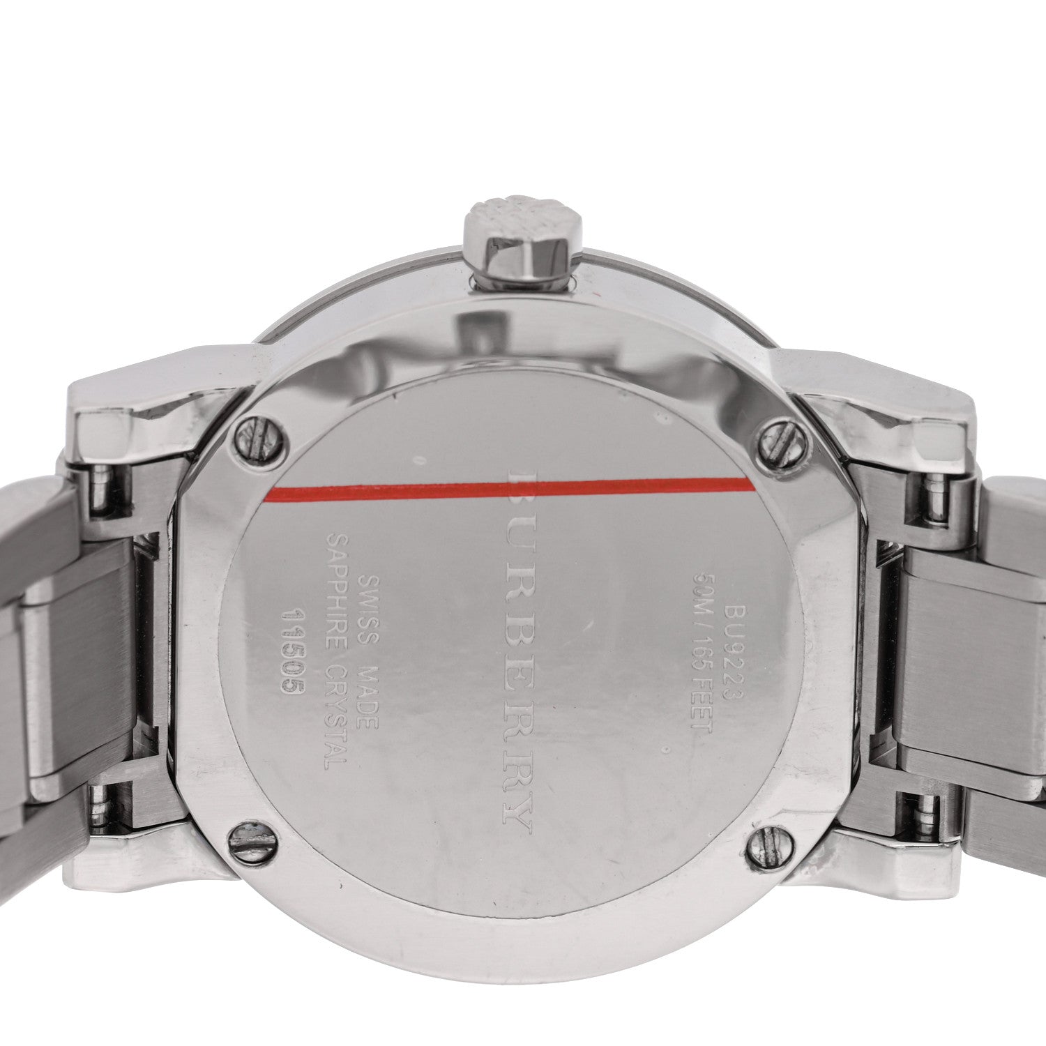 Burberry Stainless Steel Diamond 26mm Quartz Watch Pink BU9223 4 of 5