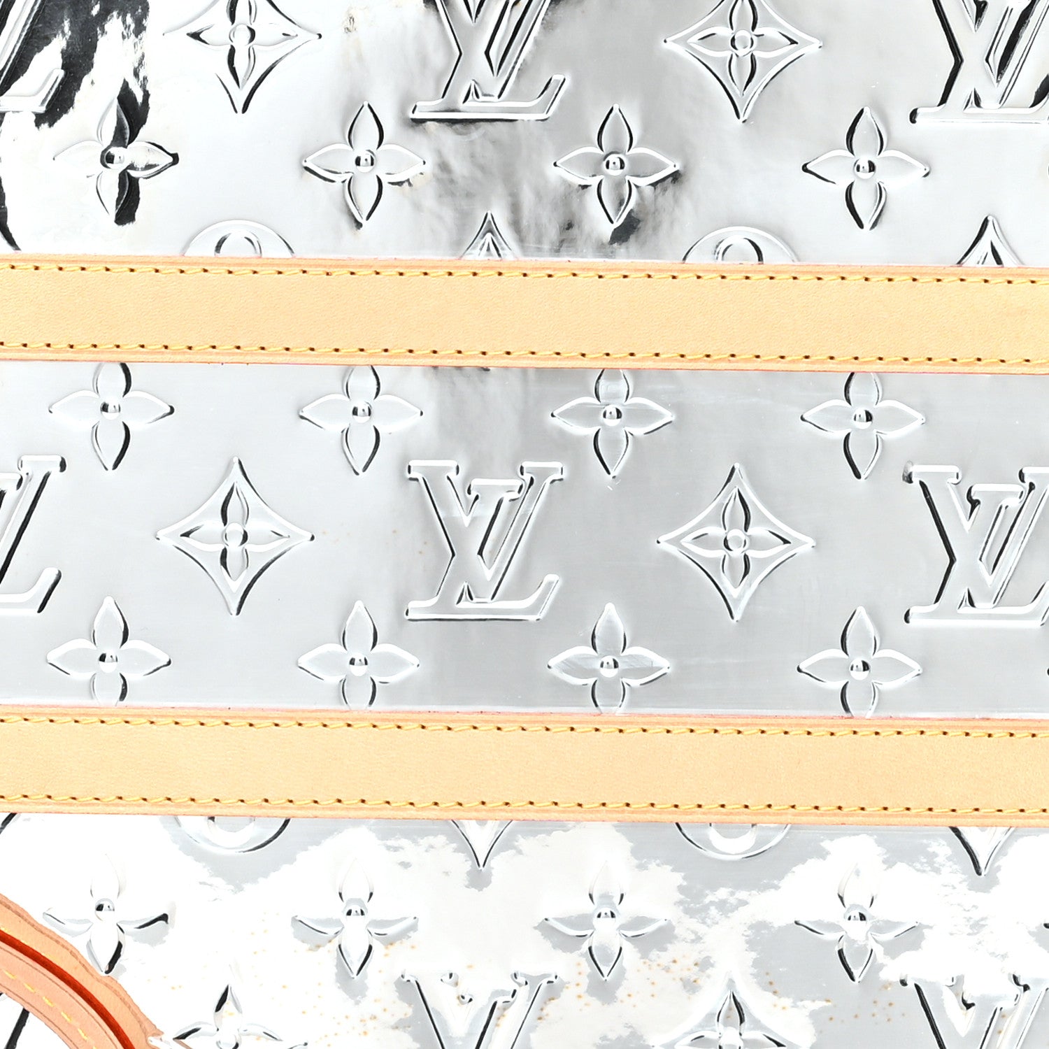 Louis Vuitton Monogram Mirror Trunk Pouch Silver 7 of 9