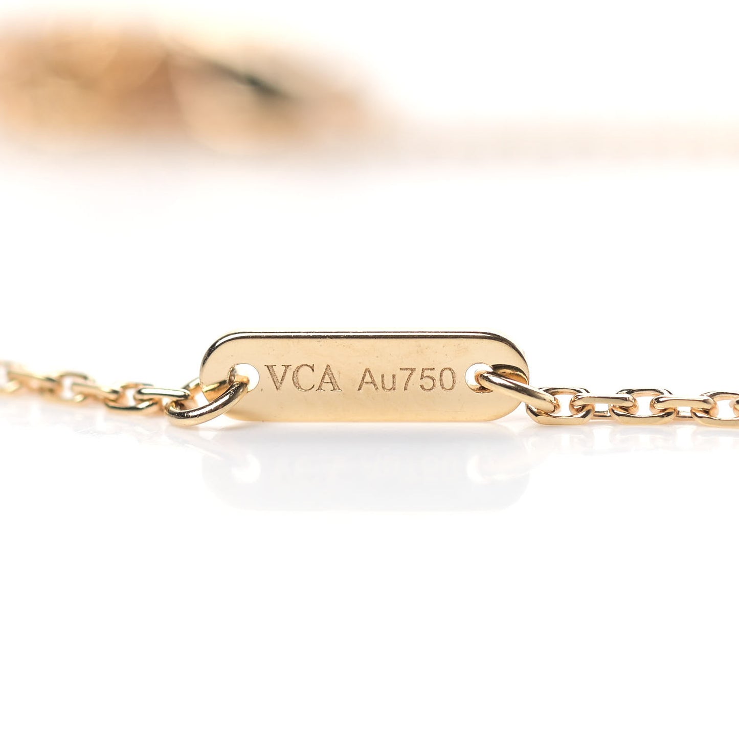 18K Yellow Gold Diamond Mini Frivole Pendant Necklace