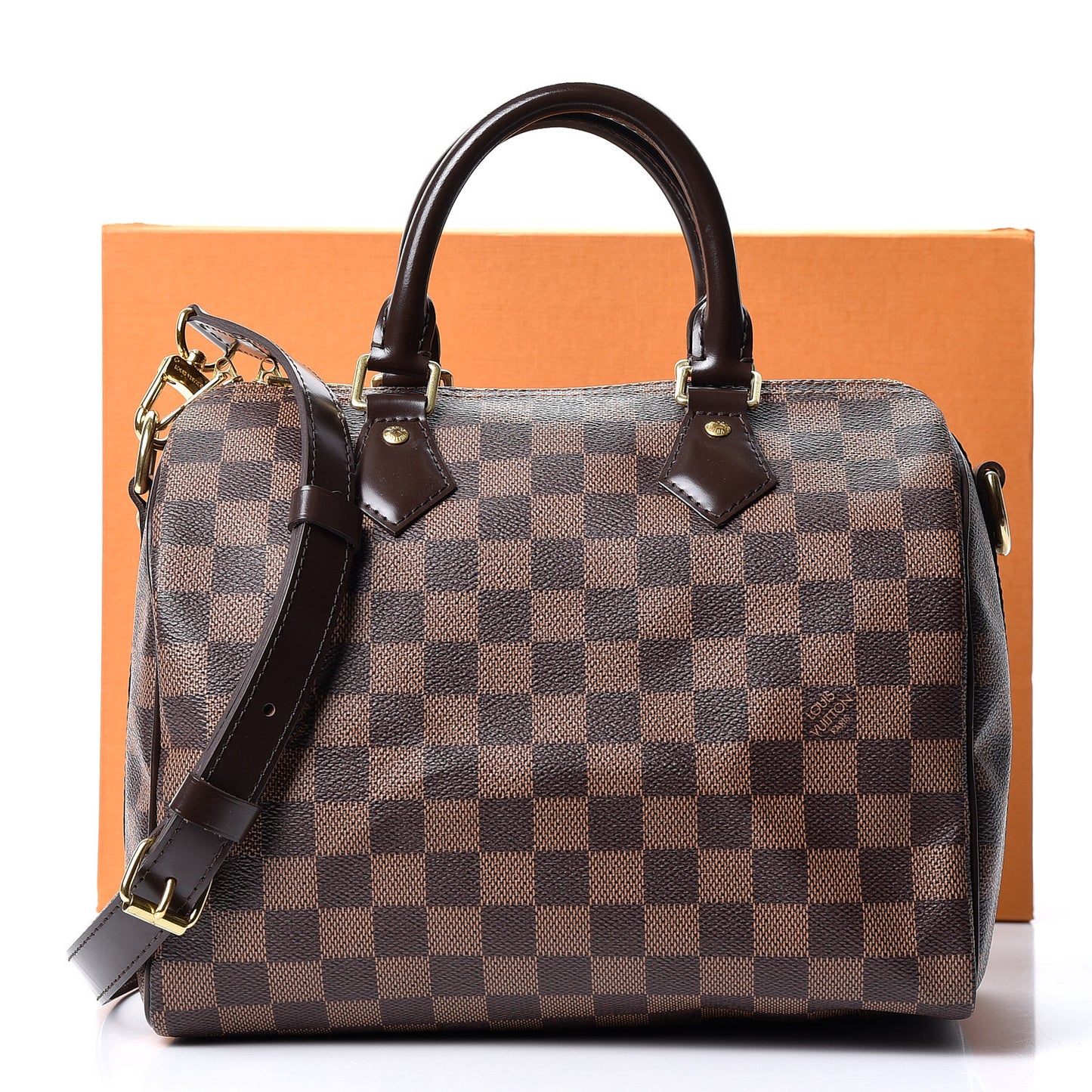 Damier Ebene Speedy Bandouliere 25