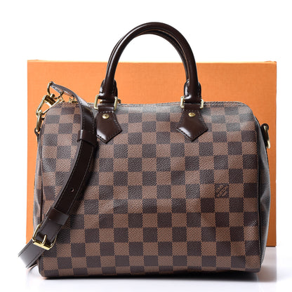 Louis Vuitton Damier Ebene Speedy Bandouliere 25 9 of 9