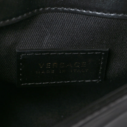 Versace Vernice Barocco Virtus Top Handle Bag Black 5 of 7