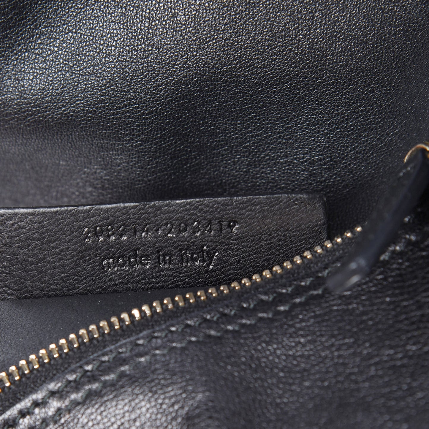 Lambskin Medium Easy Sac Black