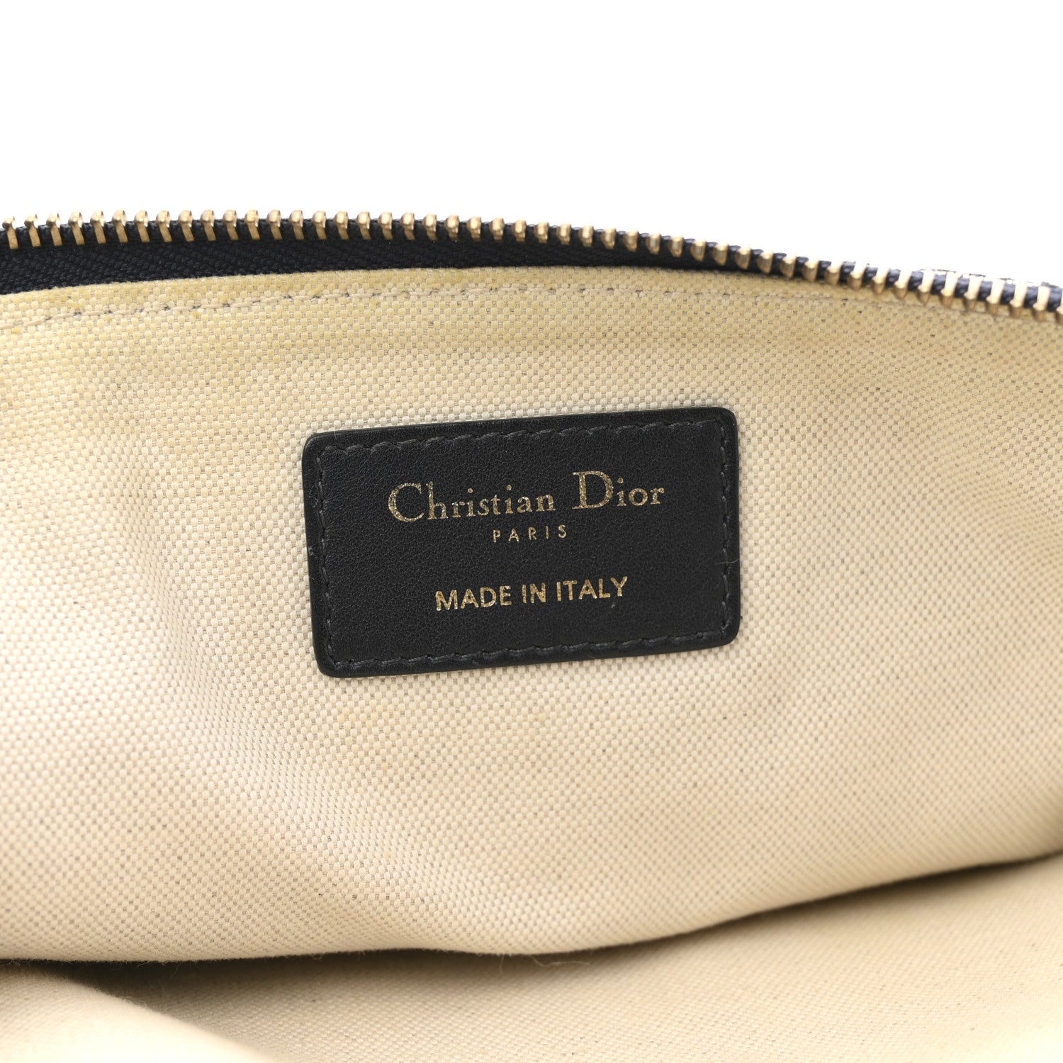 Christian Dior Oblique Pouch Clutch Blue Blue 6 of 7